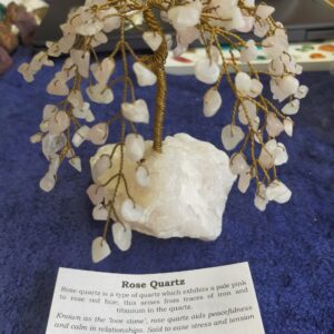 Crystal Gem Tree - Rose Quartz