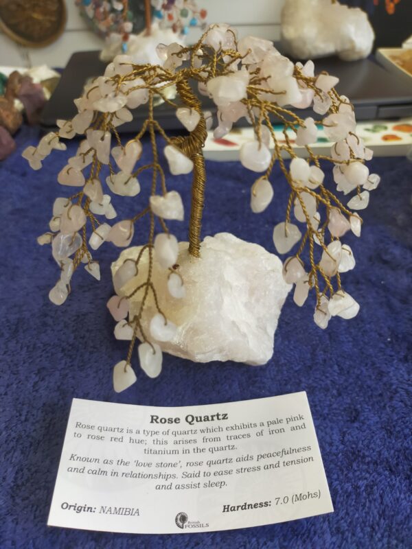 Crystal Gem Tree - Rose Quartz