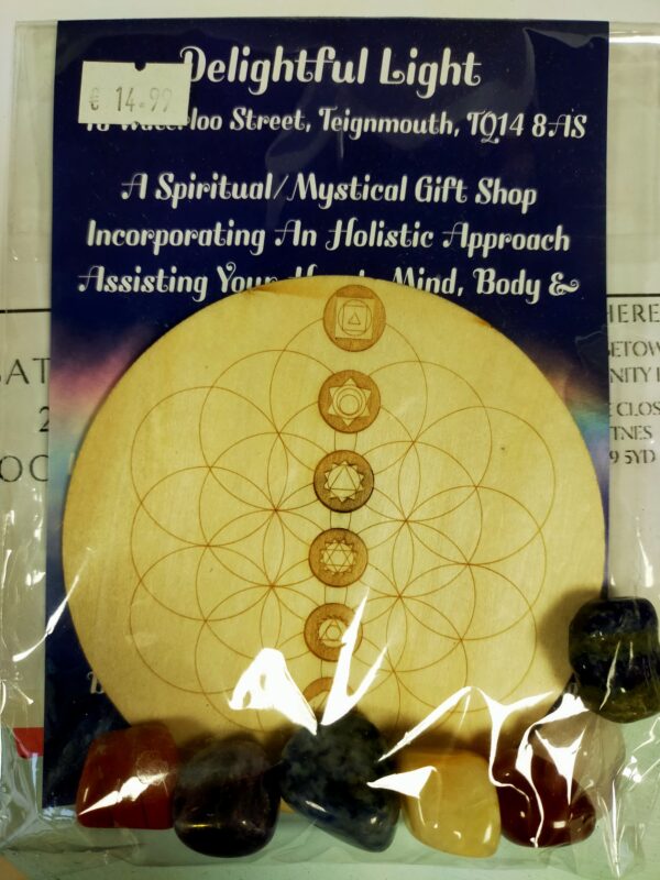 Small Grid with Chakra Crystals