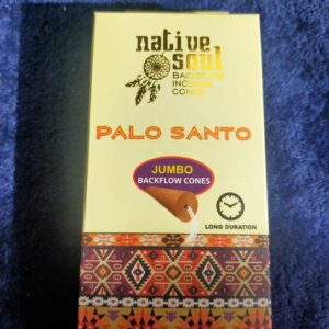 Palo Santo Native Soul Backflow Incense Cones