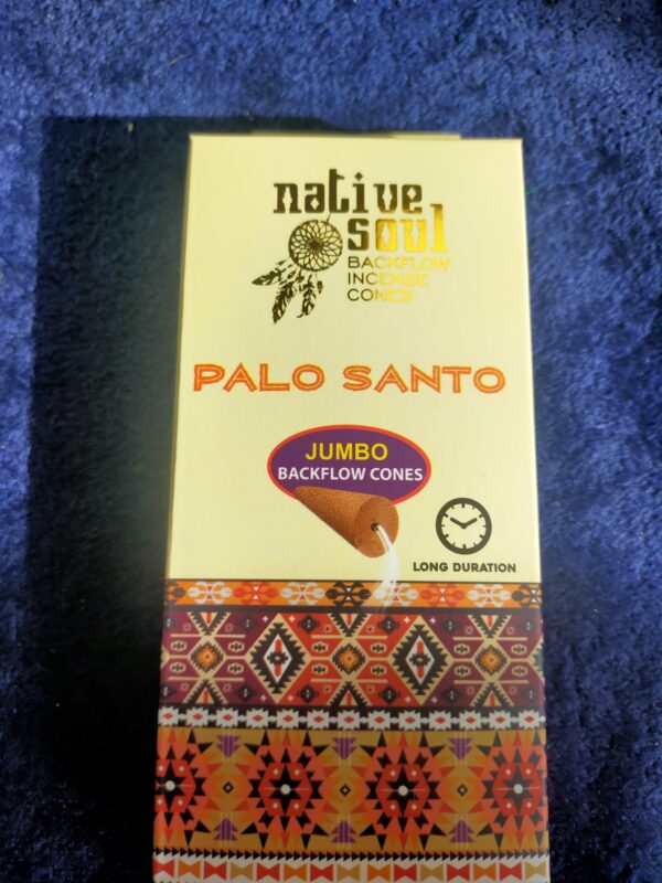 Palo Santo Native Soul Backflow Incense Cones