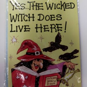 Yes the Wicked Witch Does Live here! Card