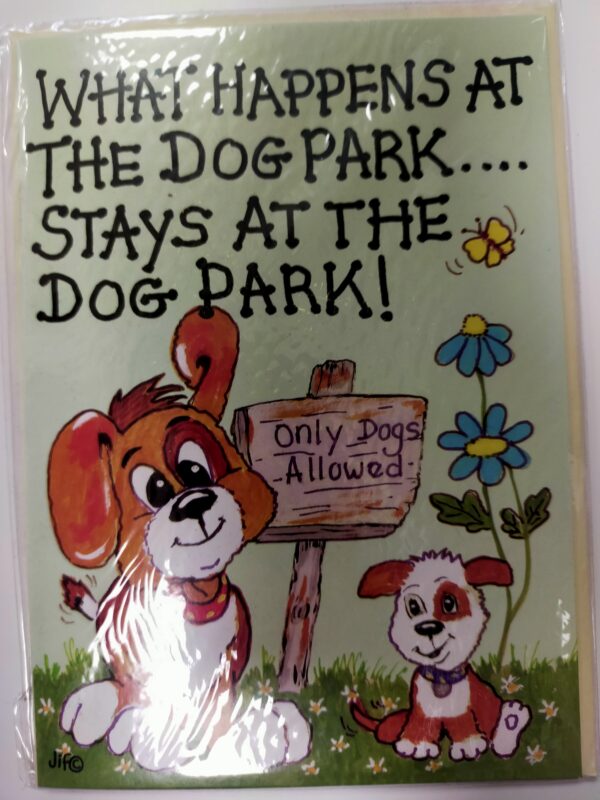 What Happens At The Dog Park... Stays at the Dog Park