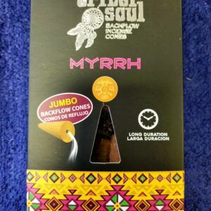 Tribal Soul Backflow Incense Cones  Myrrh