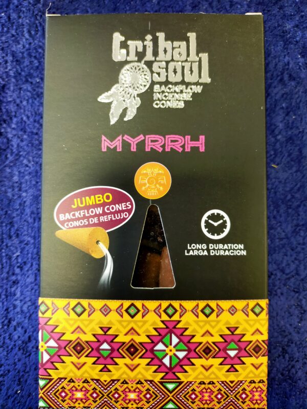Tribal Soul Backflow Incense Cones  Myrrh