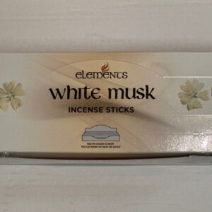 White Musk Insence Stick (Box of 6 Tubes)