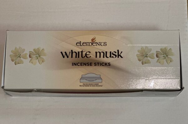 White Musk Insence Stick (Box of 6 Tubes)
