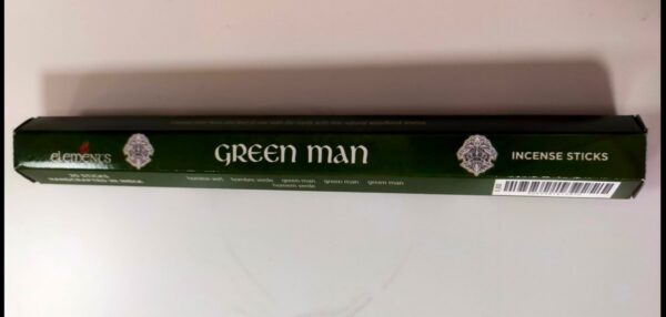 Green Man Incense Tube