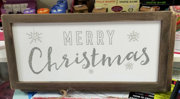 Merry Christmas Sign