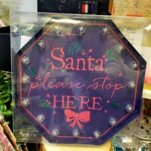 Santa please stop here