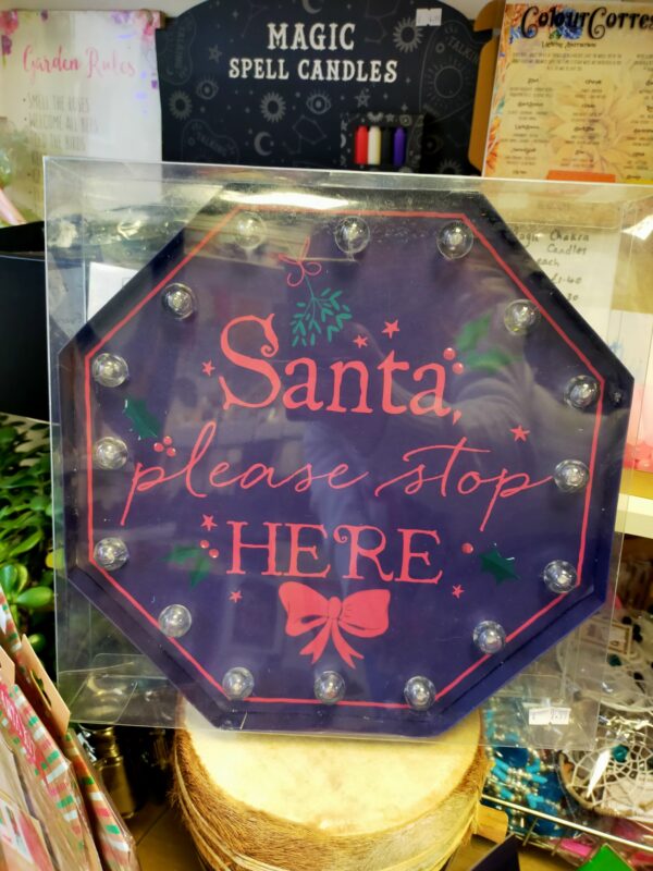 Santa please stop here
