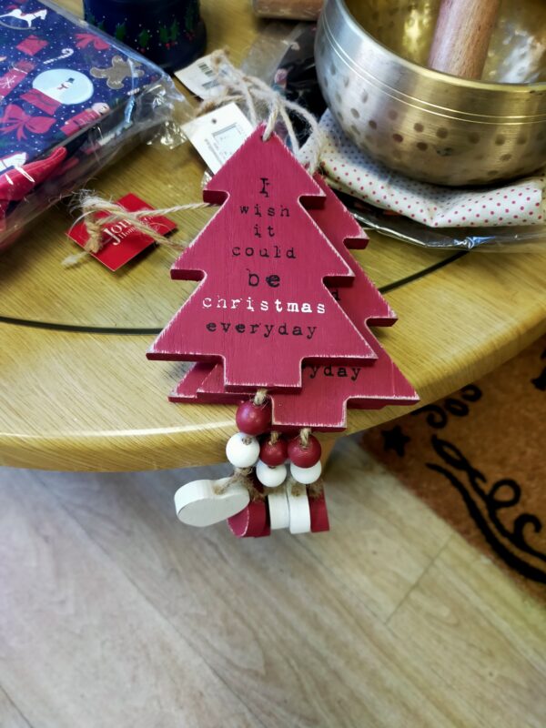 Wooden Christmas Tree Sign