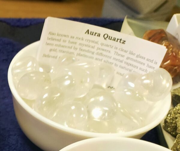 Aura Quartz Tumbled Gemstone (Large)