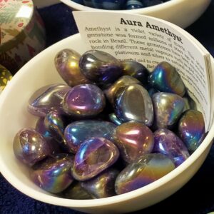 Aura Hematite Tumbled Gemstone (large)