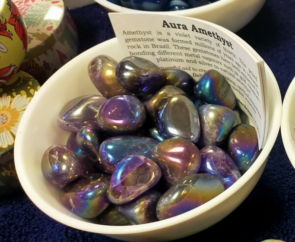 Aura Hematite Tumbled Gemstone (large)