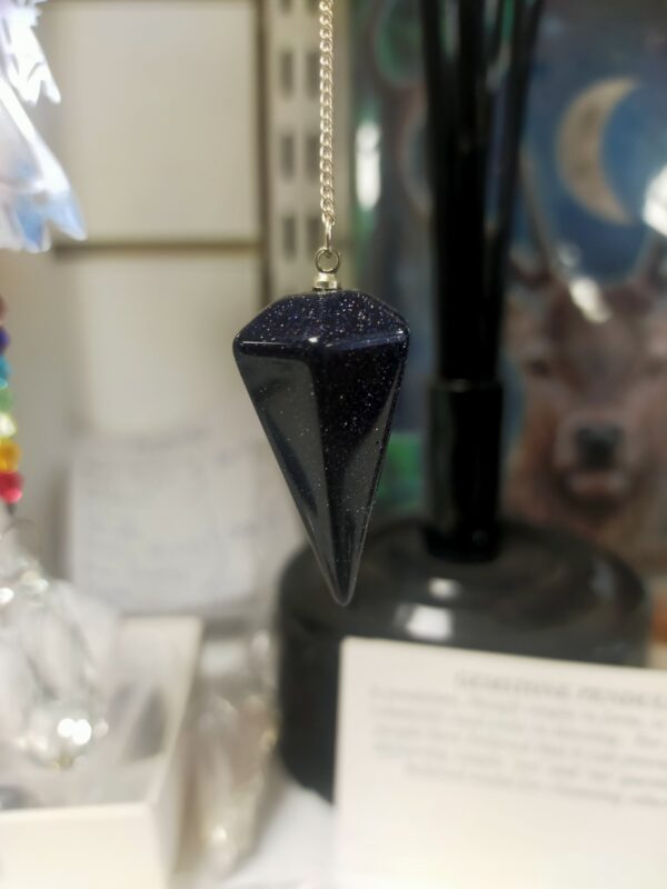 Blue Goldstone Pendulum